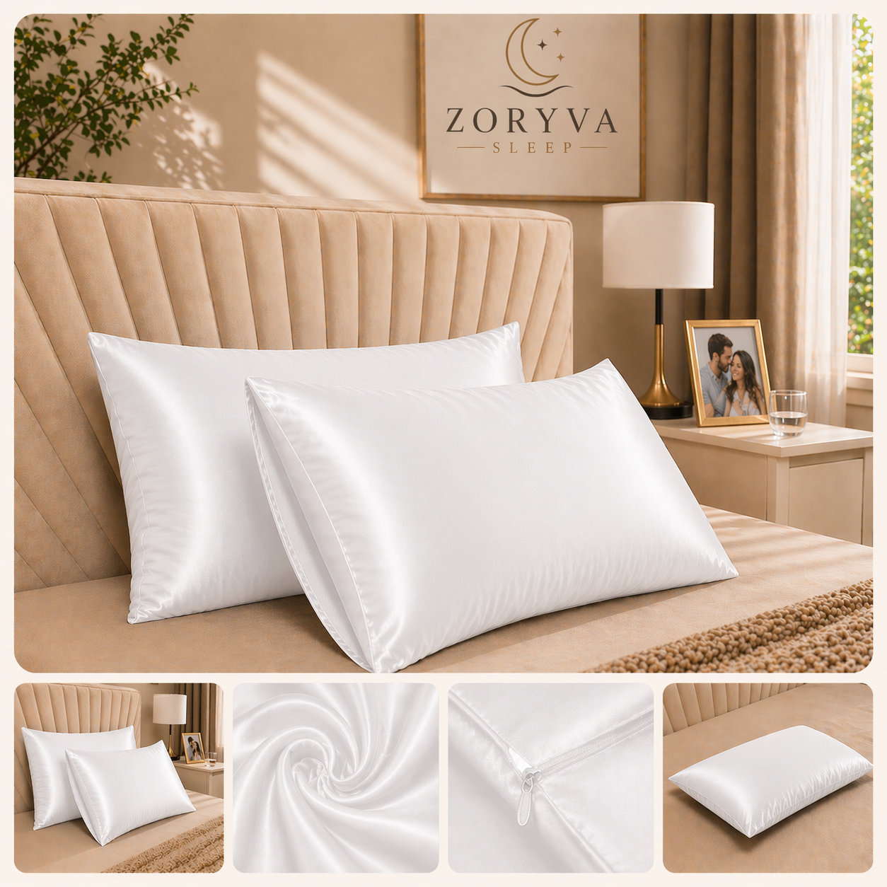 Zoryva SilkTouch™ Pillowcase (2-Pack)